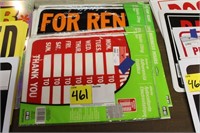 5-HOURS & RENT SIGN KITS