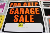 GARAGE & FOR SALE SIGNS