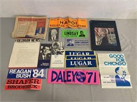 Vintage Political Stickers, Books & More