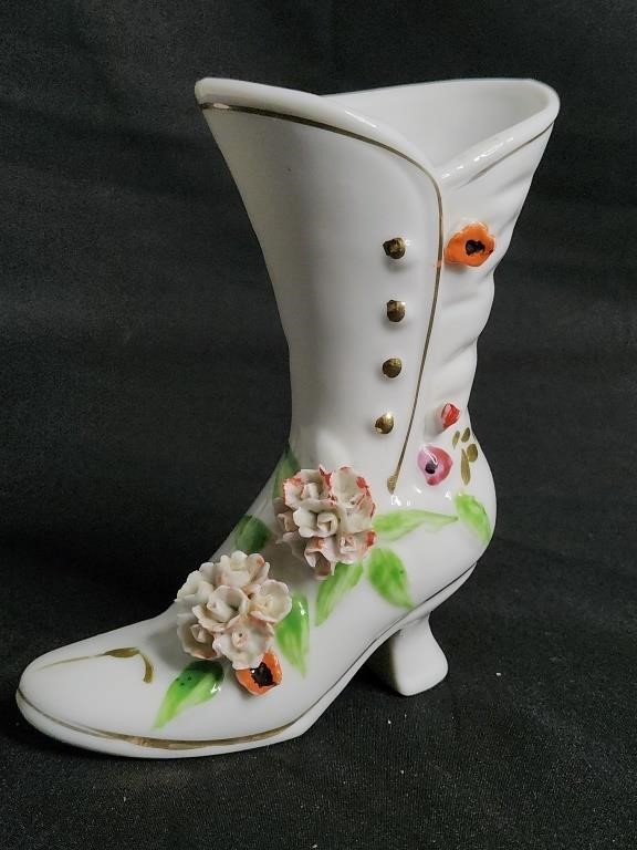 Authentic Porcelain Pottery Tall Calf High Boot