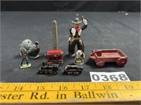 Metal Figures, Wagon, Train Cars, More