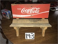 Coca-Cola Mini Wood Bench