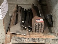 LOT of ASSORTED PNEUMATIC HAMMER BITS