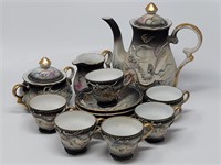 (15pc) Asian Dragonware Moriage Tea Set