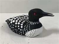 COMMON LOON CARVED & PAINTED BIG JIM