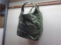 Olive Green Ladies Purse 11inWx8inDx17inH