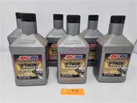 (6) AMSOIL SAE 20W-50 Motorcycle Oil 1qt