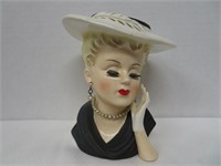 1962 Inarco Cleve Ohio E402 Lady Head Vase