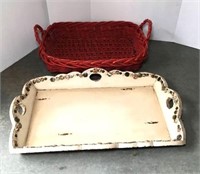 Oversized Trays Lot of 2