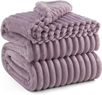 40$-Bedsure Super Soft Purple Blanket Queen Size