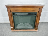 Lighted Fireplace Heater - Powers Up