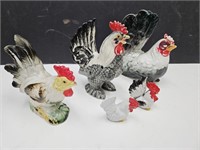 Ceramic Rooster Marked Japan 2"x6"