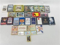 Assortment of Souvenir & Liquor Ad Playing Cards