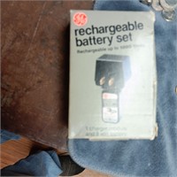 NOS 9v Rechargeable Battery & Charger