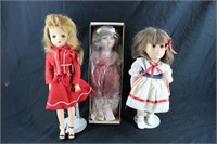 Dynasty Doll, Unmarked VTG Doll, & AM Classic Doll