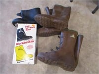 Slip Over Work Boots - 9 & 10