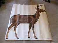 Large Vintage Deer Archery Poster