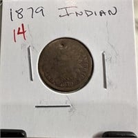 1879 INDIAN HEAD PENNY CENT
