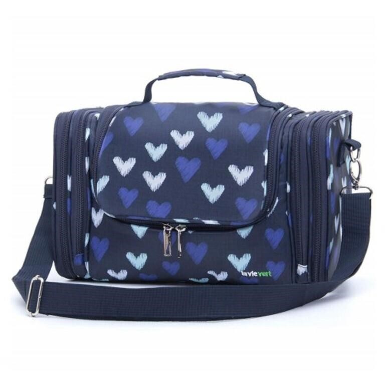 Toiletry Bag Travel Kit Makeup Organizer - Blue