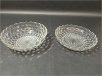 Bubble Pattern Depression Glass Bowls