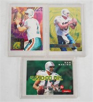 (3) 1990's Dan Marino Cards, Fleer & Skybox