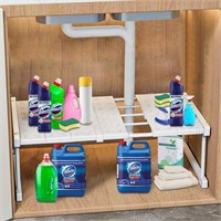 Lot of 2 Visionux Under Sink Organizer Kitchen - A