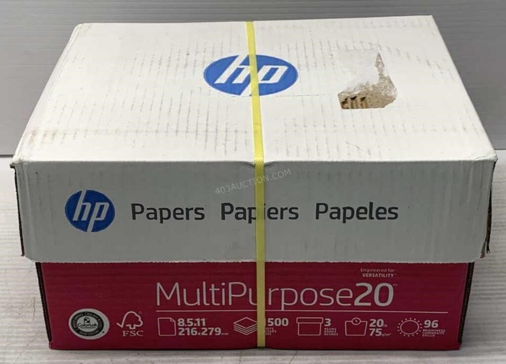 1500 Sheets of Hp Multi Purpose Paper - NEW