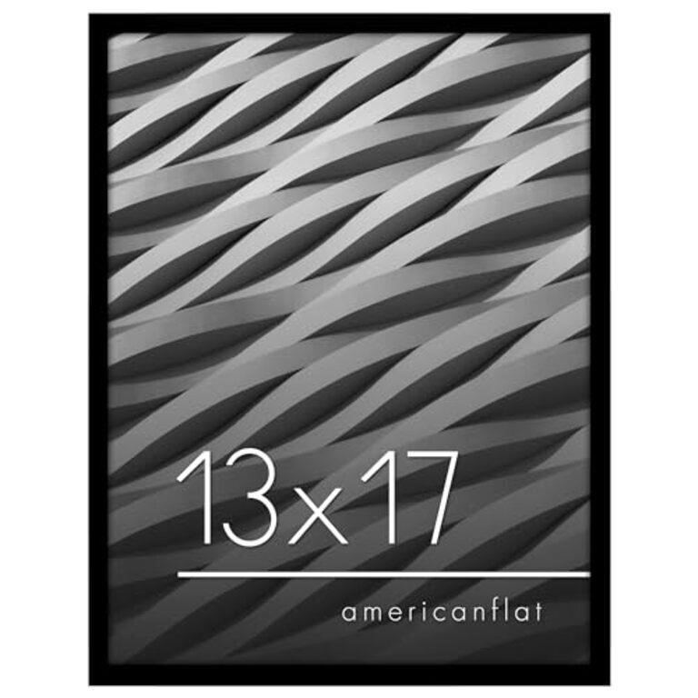 Americanflat 13x17 Picture Frame in Black - Thin