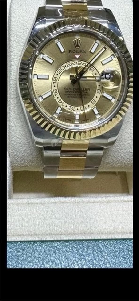 ROLEX TWO TONE SKYDWELLER