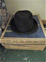 Champs Hat and Original Box