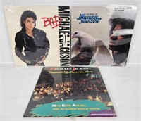 3 Michael Jackson Lp's - Best Of, Farewell, Bad