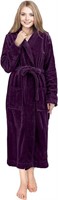 Women's Soft Fleece Bathrobe, L