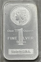 (YZ) 1 oz Silver Bar Morgan Dollar