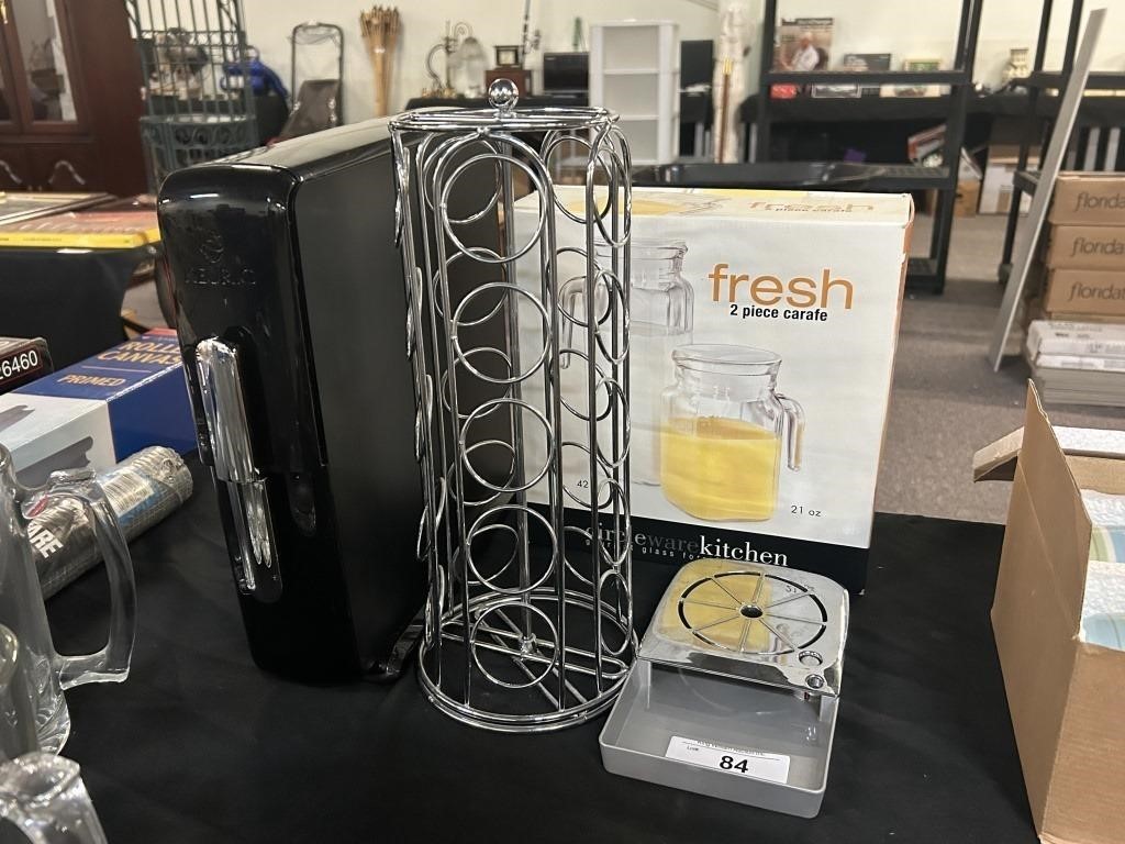 New 2 Piece Carafe And Keurig Accessories