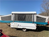 1996 COLEMAN SANTE FE TENT TRAILER - 12' BOX