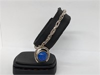 .925 Sterling Silver Horseshoe Charm Bracelet