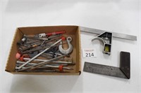 Tent Stakes, Squares & Glass Cutters