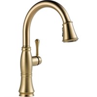 Delta Cassidy Pull Down Single Hdl Brass  Kitchen