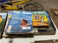 Field & Stream magazines, Roy Rogers book