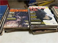 Vintage Outdoor Life & hunting magazines