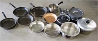 12 Asstd Fryng Pans & Pots