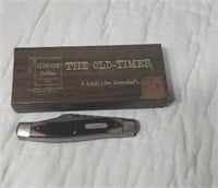 Schrade old timer knife and box