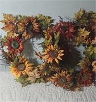 Pair of fall wreaths