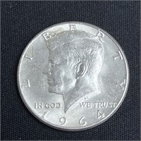 1964 Kennedy Silver Half Dollar