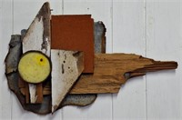 Abstract Art Collage From Recyclable Materials