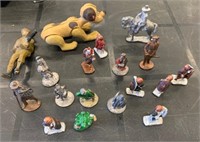 Lot of Lead Figures and Other Collectables