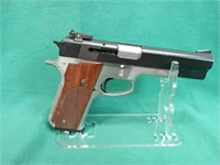 Smith and Wesson model 745 45ACP pistol. Note the