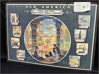 Vintage 1942 Our America Litho by Coca Cola