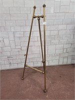 Brass art or movie poster stand