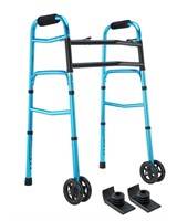 OasisSpace Heavy Duty Folding Walker  Bariatric